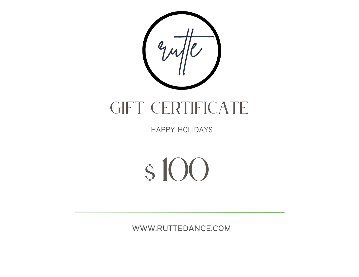 RUTTE GIFT CARD