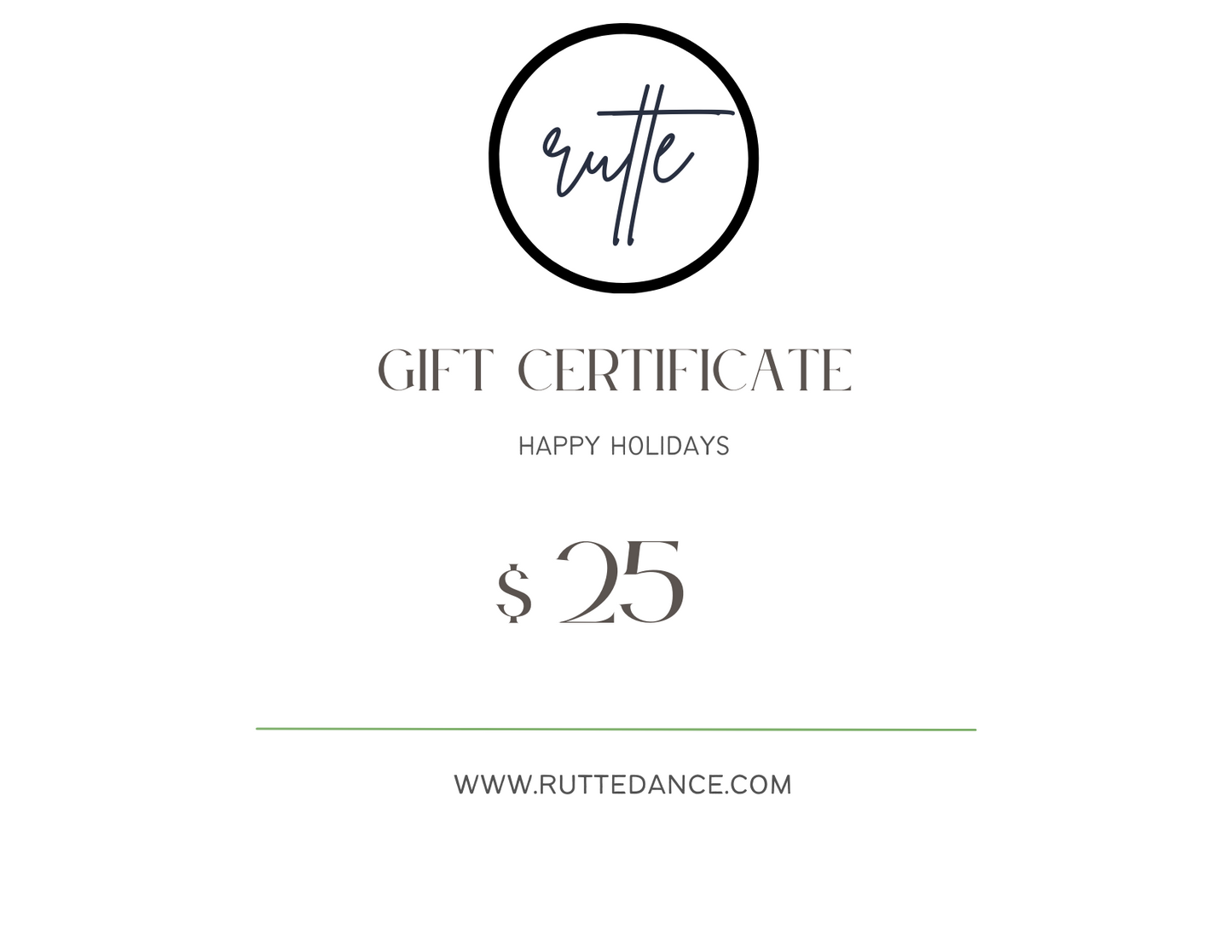 RUTTE GIFT CARD