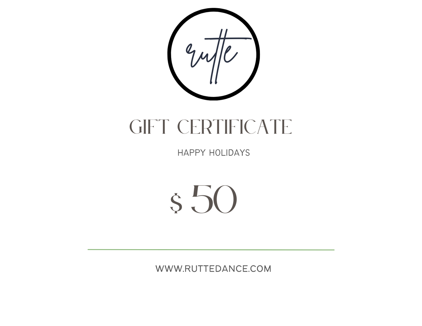 RUTTE GIFT CARD