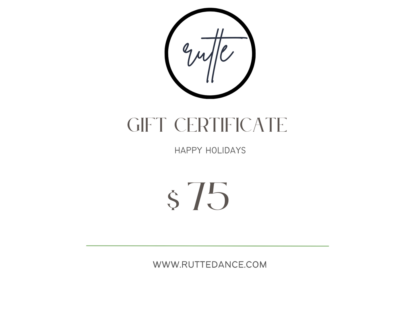 RUTTE GIFT CARD